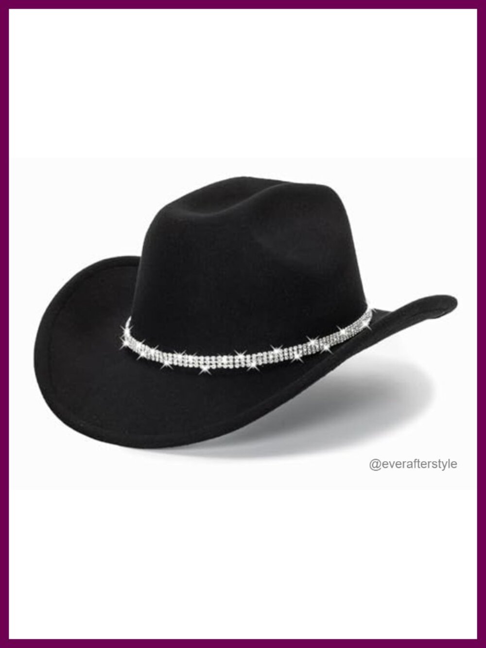 CXQRR glitter rhinestone cowboy hat women adjustable western hat
